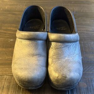 Dansko Charcoal Gray Clogs